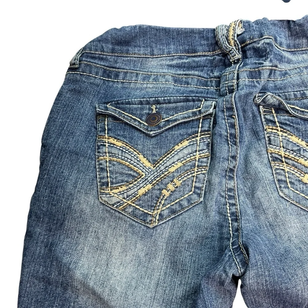 Wallflower Denim‎ Blue Cropped Capri Maternity Jeans Size Medium